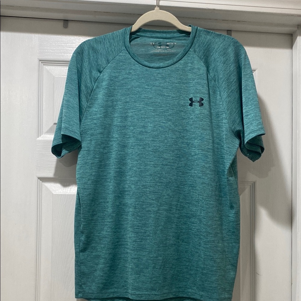 Under Armour Blue Short Sleeve Tee Athletic Performance